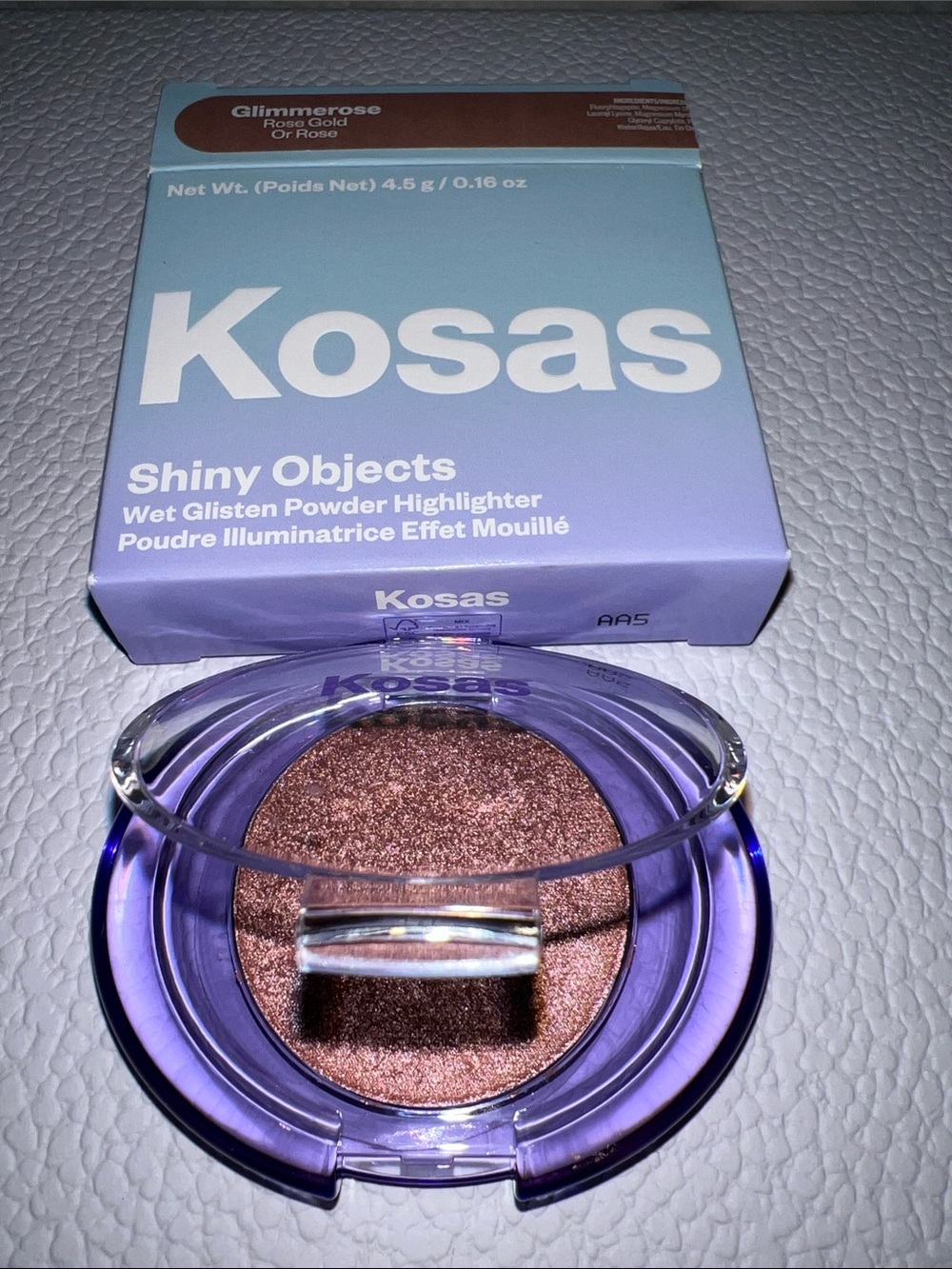 Kosas Shiny Objects Highlighter - Glimmerose ( Rose Gold)